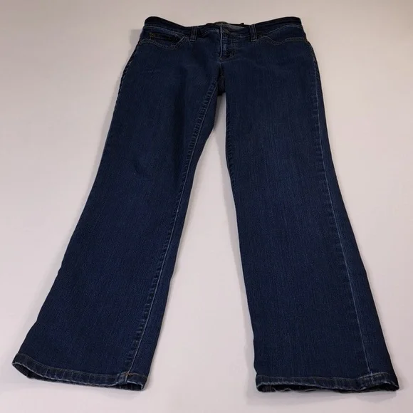 Lauren Ralph Lauren Modern Straight Curvy Blue Jeans Size 4 - Picture 12 of 17